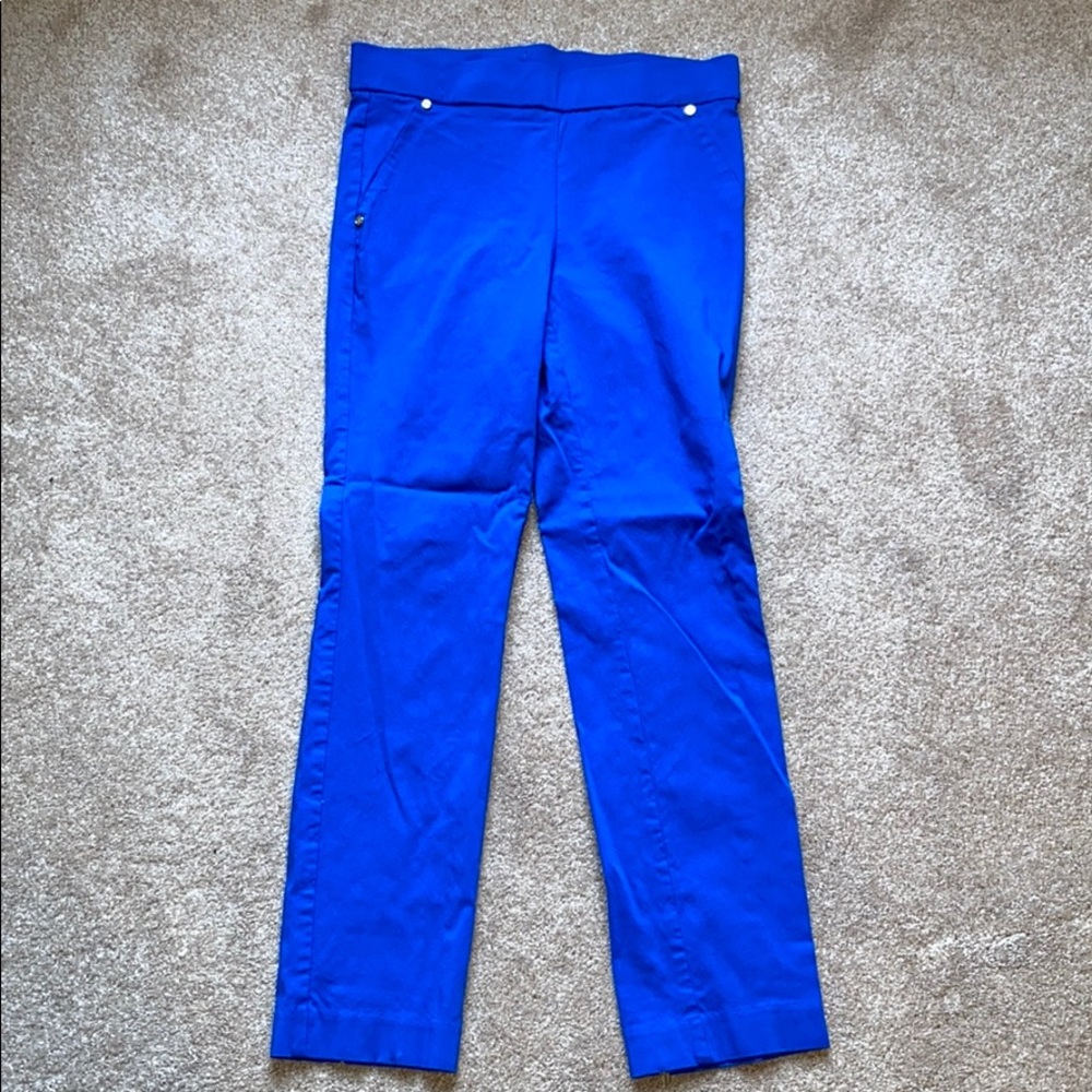 Women’s Rafaella Blue Cropped Skinny Ankle Pants